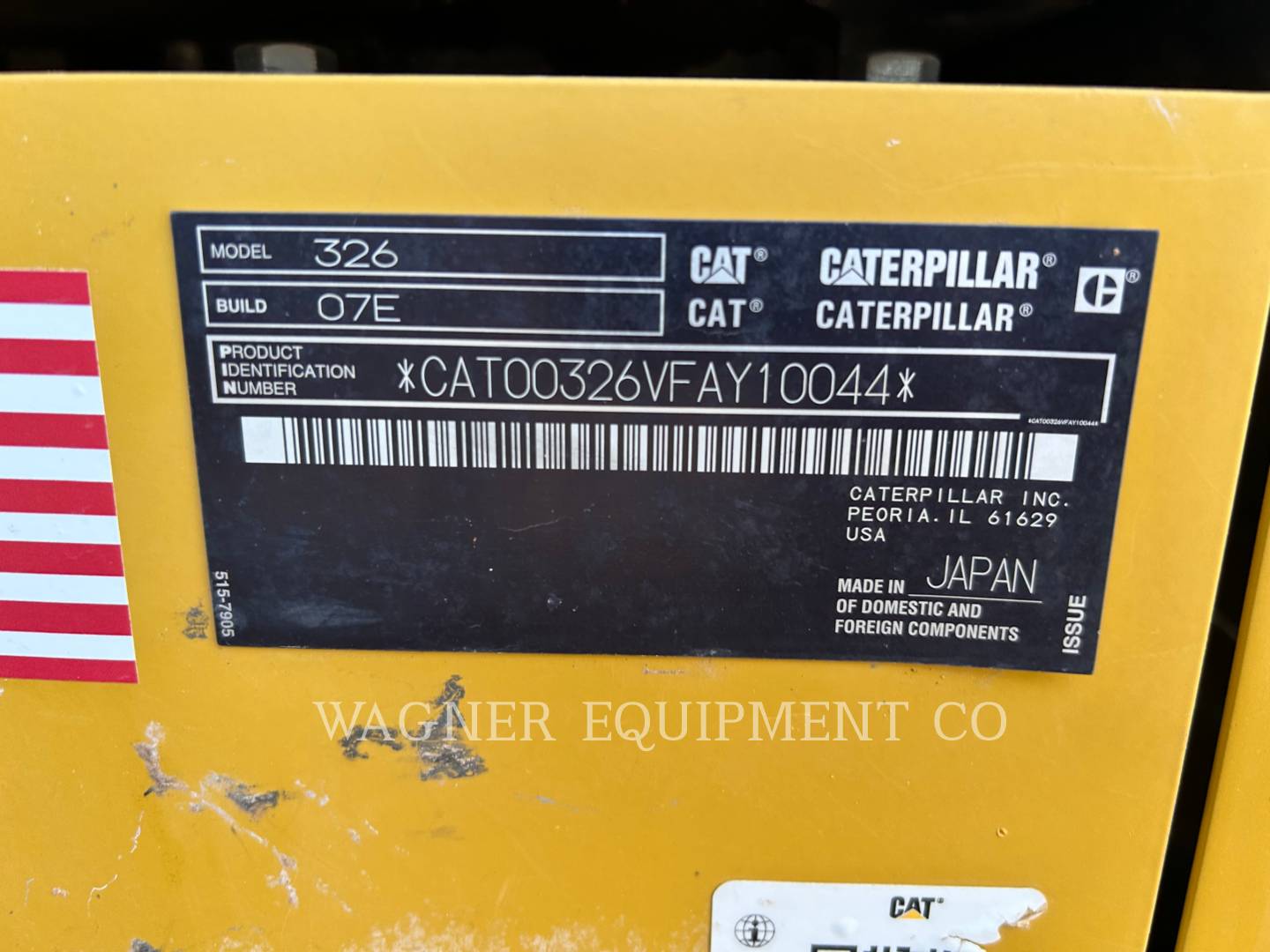 Caterpillar 326, 1145 hours, S/N: FAY10044, 2023 - Image 6