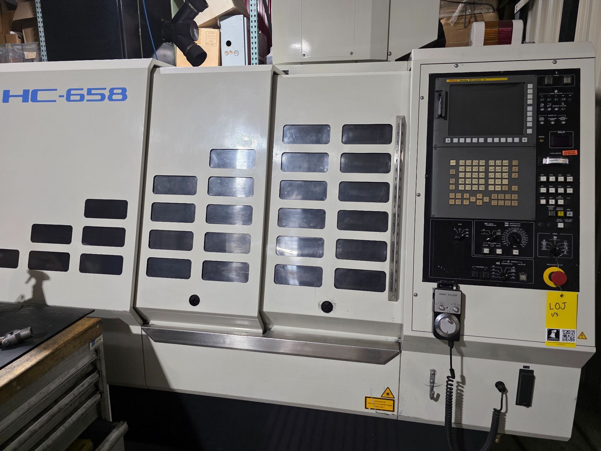 Roku Roku #HC-658, 4-Axis graphite mill, 23.6" X, 19.6" Y, 15.7" Z, 32000 RPM, 30 automatic tool changer, 2006 - Image 2