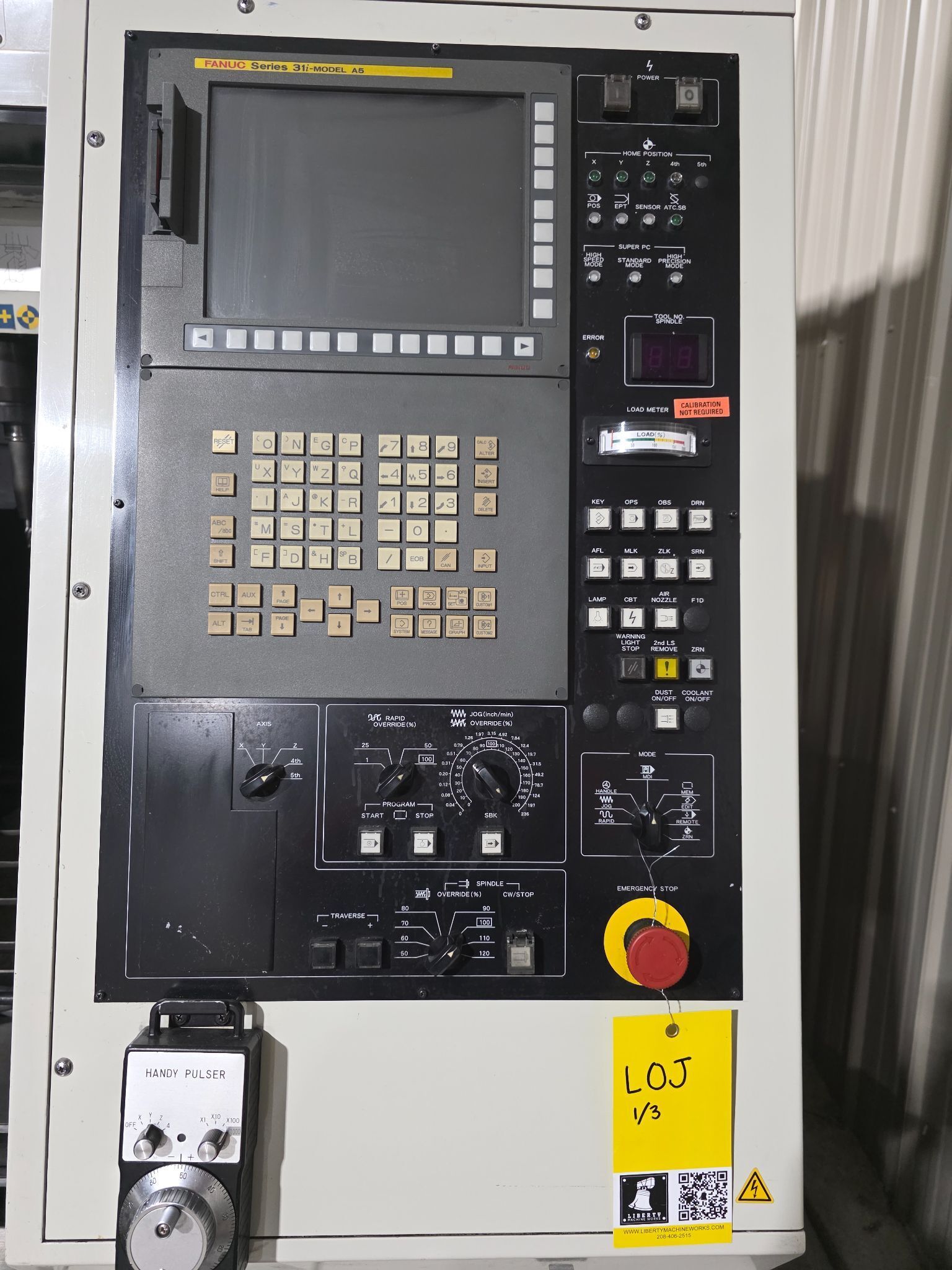 Roku Roku #HC-658, 4-Axis graphite mill, 23.6" X, 19.6" Y, 15.7" Z, 32000 RPM, 30 automatic tool changer, 2006 - Image 5