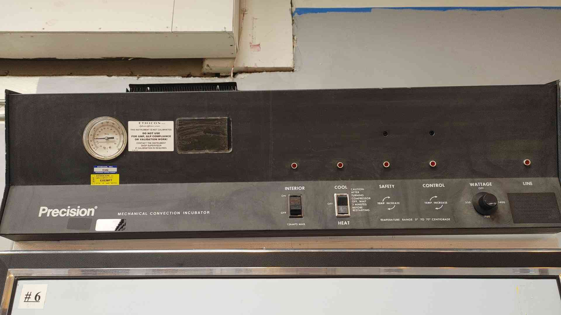 Thermo Scientific Precision #30MR, Mechanical Convection Incubator, 5-70 deg. C Temp., 1 Phase, 2.15 kW, 17.9 - Image 5