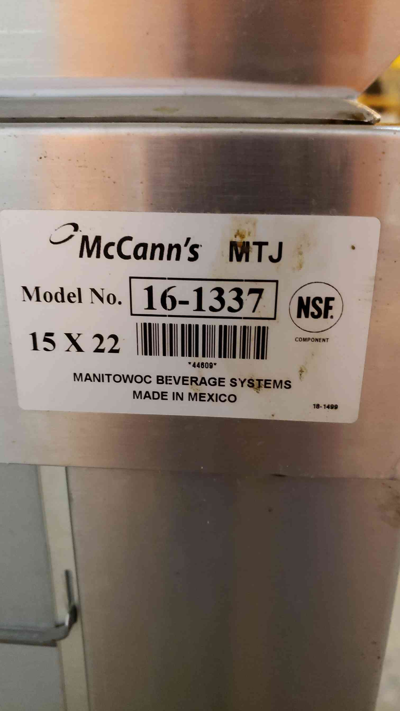 McCann's #16-1337, MTJ Soda Dispenser, 15" x 22" Size - Image 4
