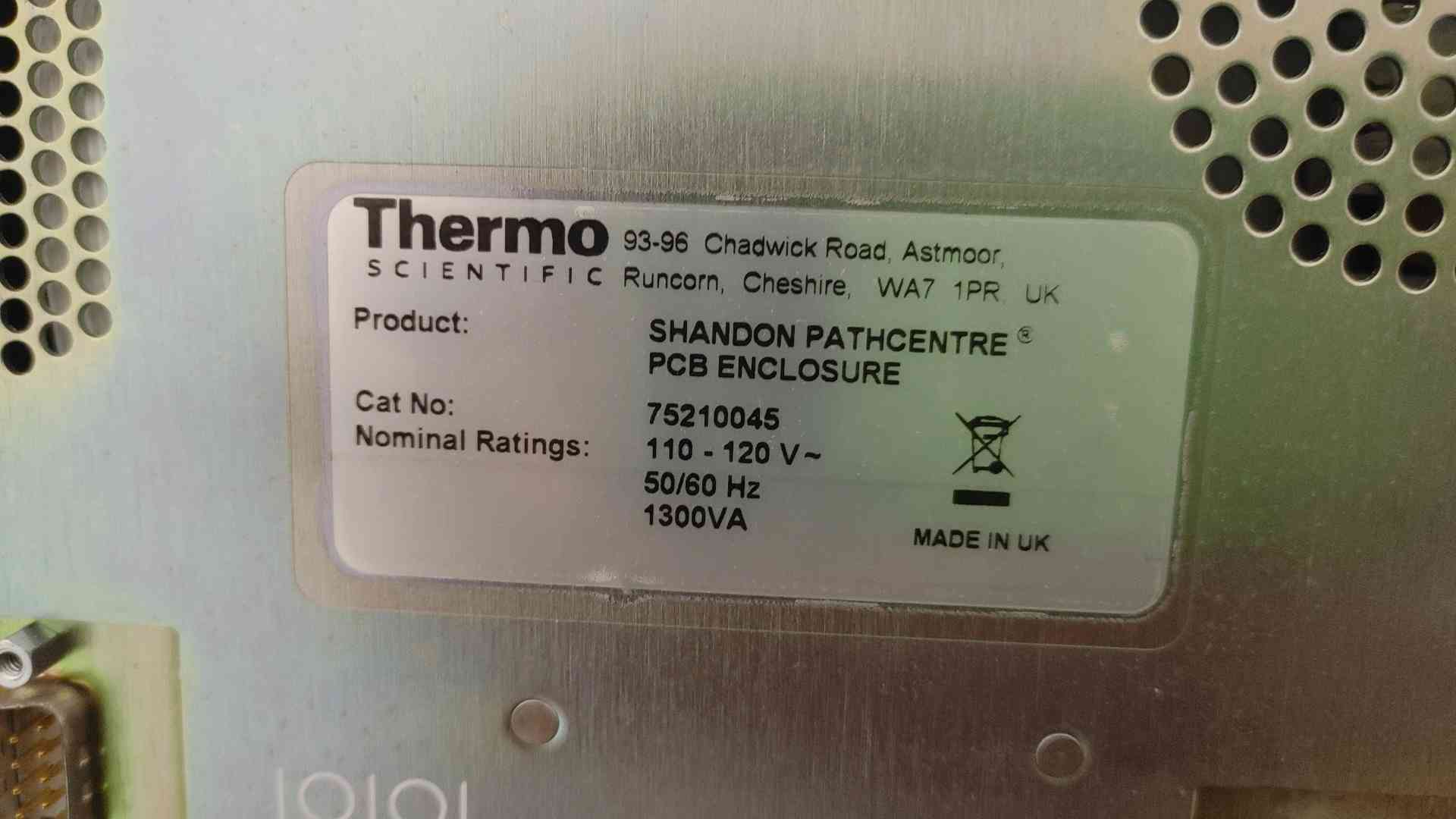 Shandon PathCentre Tissue Processor, Thermo Scientific, 50/60 Hz, 1.3 kVA, 110/120 V - Image 9