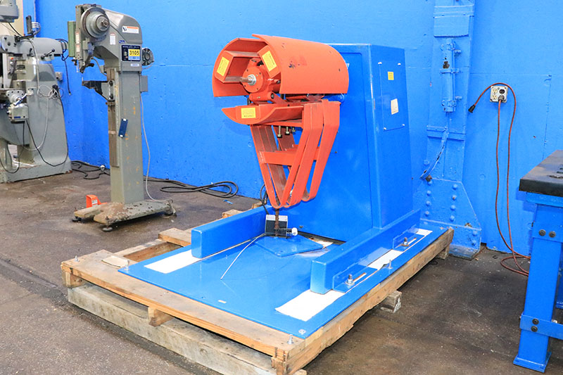2500 lb. Press Room Eqpt #PR-122500-DC-GLGRSBD, uncoiler, 12" width, 48" outside dimensions, 15.5"-20"ID, 30 - Image 3