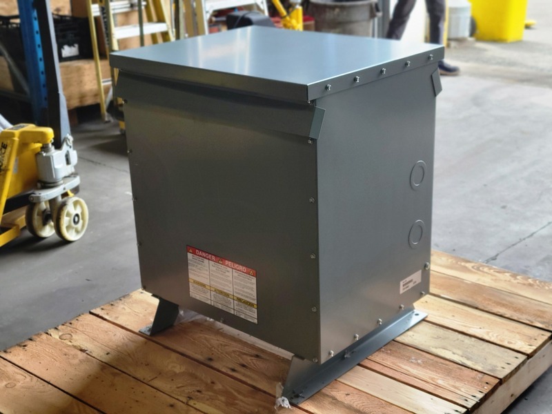 75 KVA 600 Primary, 208Y/120 Secondary, Hammond Power Solutions EG3A0075PB, dry type, Nema 3R, new surplus - Image 7