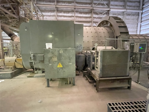 14'1" x 26'3" Flsmidth #FT-Series, Ball Mill, overflow, wet grind, Toshiba 3000 HP motor, single helical bull - Image 5