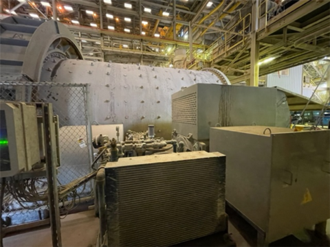 14'1" x 26'3" Flsmidth #FT-Series, Ball Mill, overflow, wet grind, Toshiba 3000 HP motor, single helical bull - Image 6