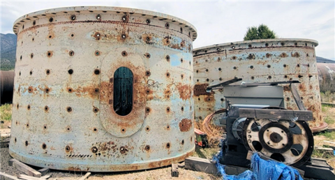 15' x 19' Nordberg, Ball Mill, 2 pc shell, Westinghouse Synch 3000 HP, spare pinion - Image 1