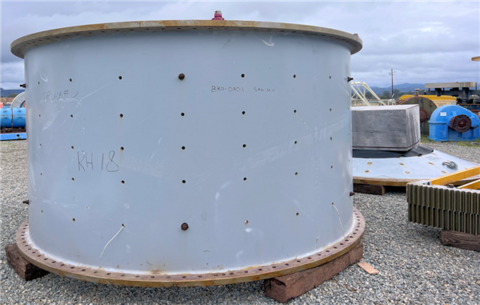 12.1' X 4.9' Outotec, Sag Mill, 350 HP WEG motor, grate discharge, Unused, 2017 - Image 2