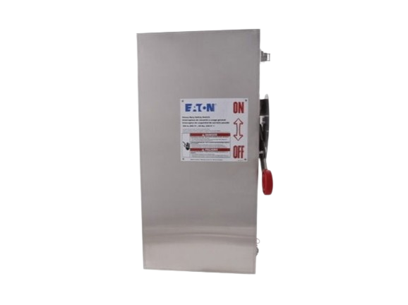 Eaton DH363UWK316 100A/3P HD Non-Fusible Safety Disconnect Switch - Image 1