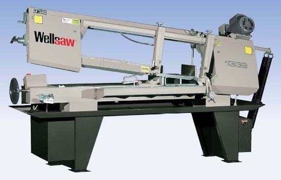 13" x 38" Wellsaw #1338-SA, horizontal band saw, 13" rounds, 186" x 1" x .035"blade - Image 1