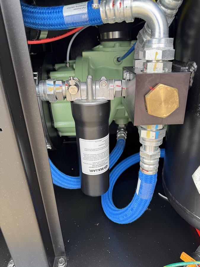 227 cfm, 125 psig, Sullair S-Energy #SN3709B/A/SUL/460/60/YD/WS, air compressor, 50 HP, never used, 2023 - Image 8