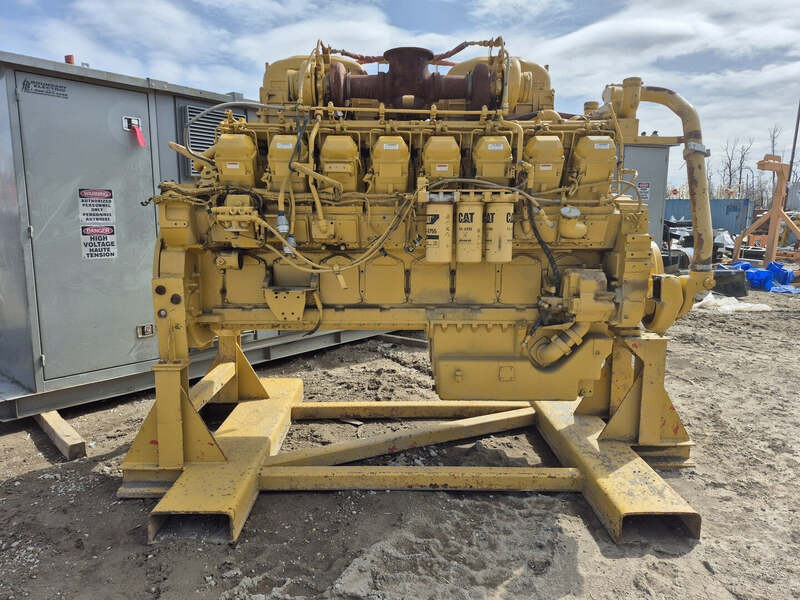 2200 HP Caterpillar #3516B RH400, industrial diesel engine, 1800 RPM, serial #7RN00855, 2016 - Image 1