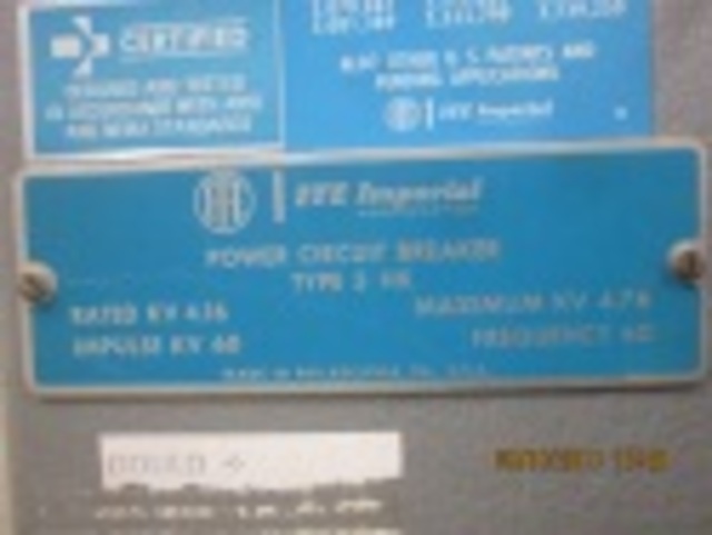 1200 Amps, ITE, 5HK-250, electrically operated, drawout, #AB2903 - Image 2