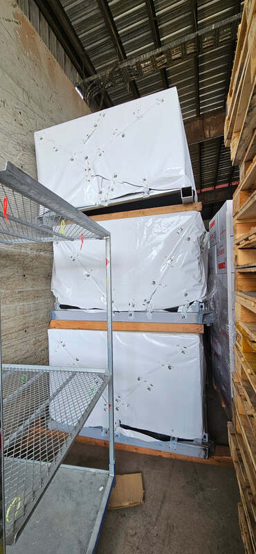 Trane #CSAA010UAL00, Preformance climate changer air handler, 5 HP, 575 V., new surplus, 2021 - Image 1
