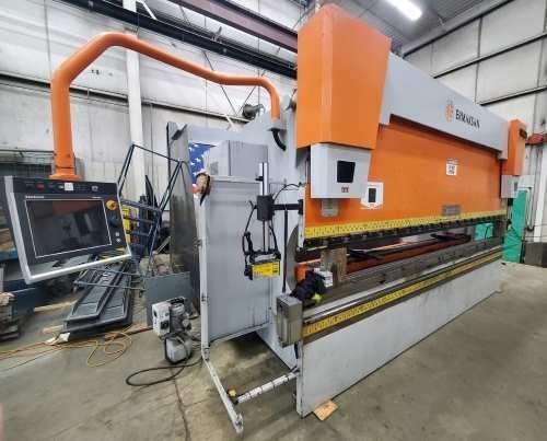 193 Ton, Ermaksan #SB-4270-175, CNC press brake, 14' overall, 148.82" between housing, 10.8" stroke, 16.1" - Image 1