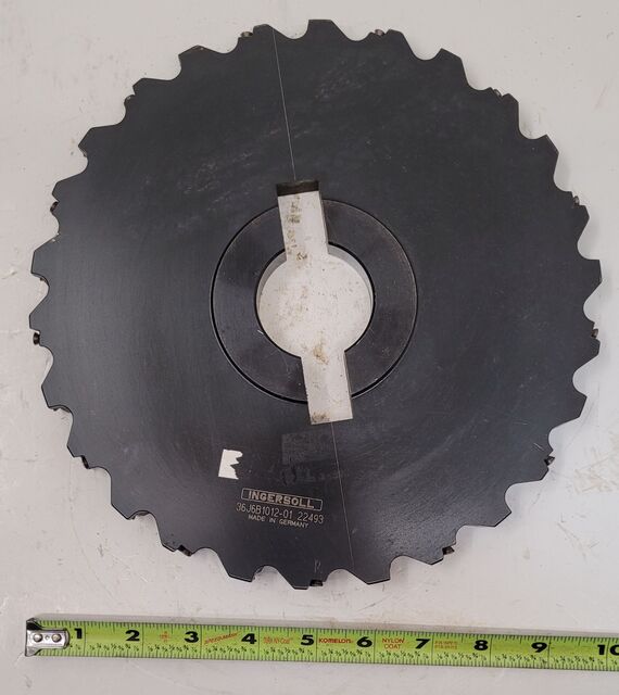 Ingersoll 36J6B1012-01 - 10in Indexable Slot Milling Cutter - 2in Arbor - Image 1
