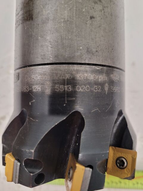 Sandvik r290-080v63-12h 80mm face mill - with varilock 3" extension - Image 8