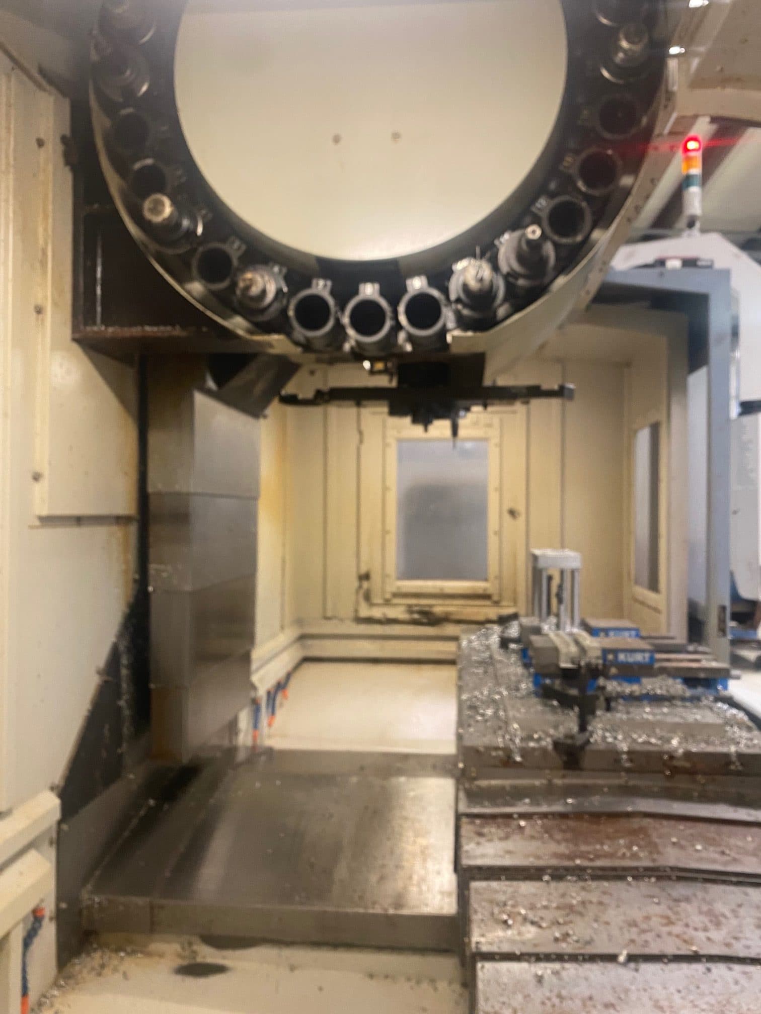 Akira-Seiki #Performa-Hv5.5a, vertical machining center, 53" X, 25" Y, 26" Z, cat50, 23.6" X 59" table, 8000 - Image 6
