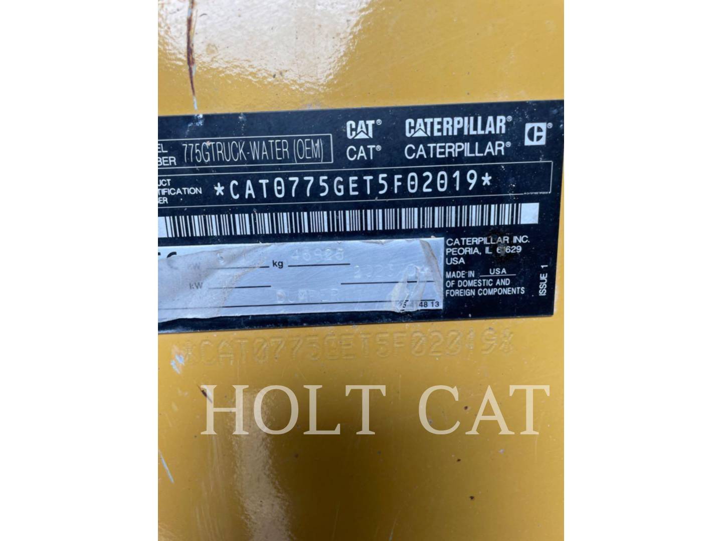 Caterpillar 775G, Off Highway Truck, 1645 hours, S/N: T5F02019, 2023 - Image 6