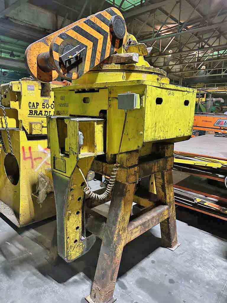 75000 lb. Allen-Bradley, coil grab, 72" W x 84" OD, powered rotation - Image 3