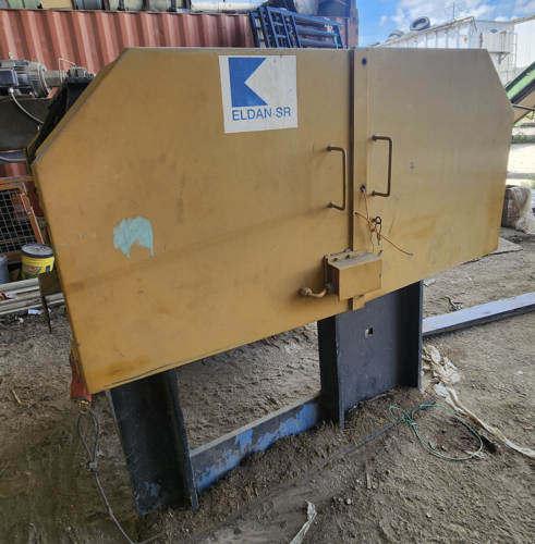 Eldan #FG952, high speed, single shaft granuator, 12 flying & 4 static knives, 75 KW - Image 1