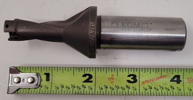 Komet #U10 01402, KUB Quatron indexable insert drill - Image 1