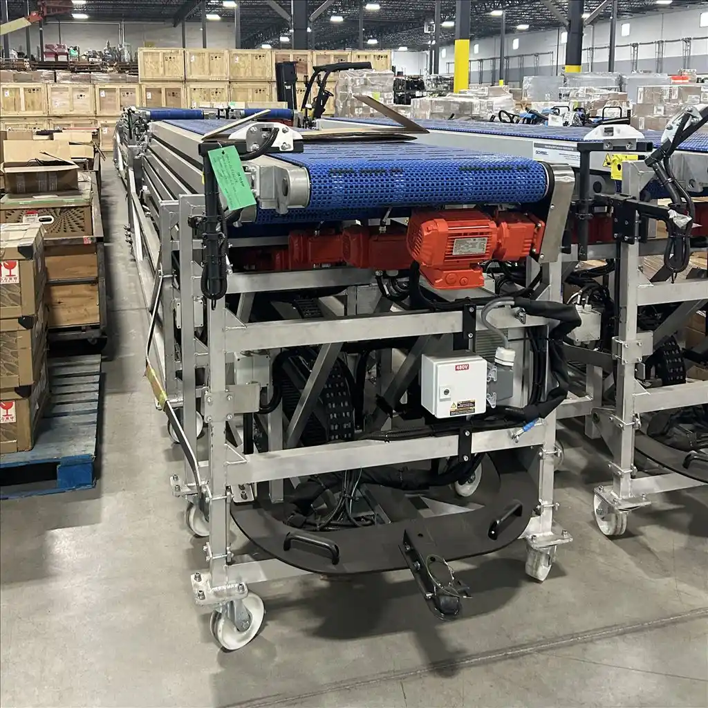 24" wide x 6.9' long, Gorbel #AE-DT24081-H, cascading belt conveyor, (4) 13' 6"sections, 480 V., new - Image 3