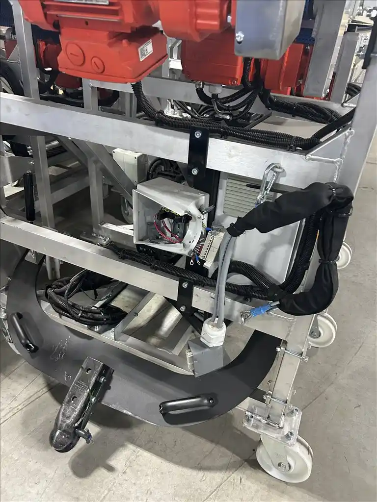 24" wide x 6.9' long, Gorbel #AE-DT24081-H, cascading belt conveyor, (4) 13' 6"sections, 480 V., new - Image 7