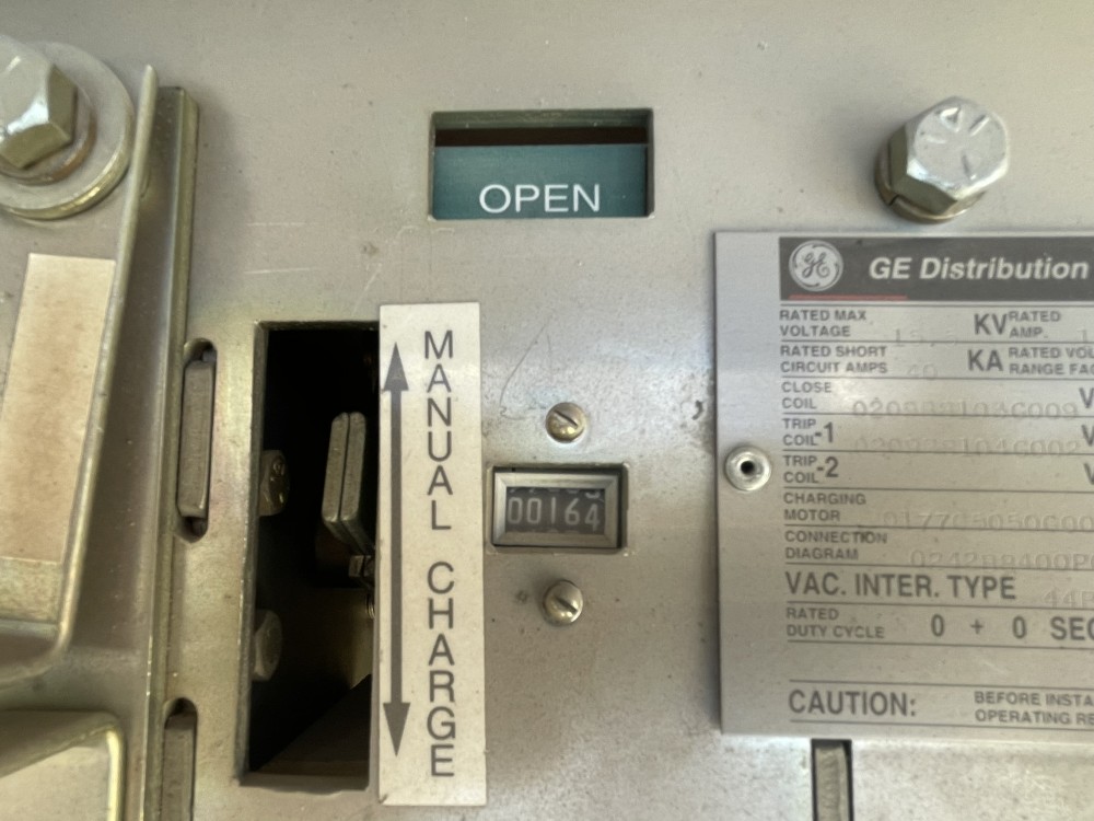1200 Amp, General Electric, vacuum circuit b, 40kA - Image 3