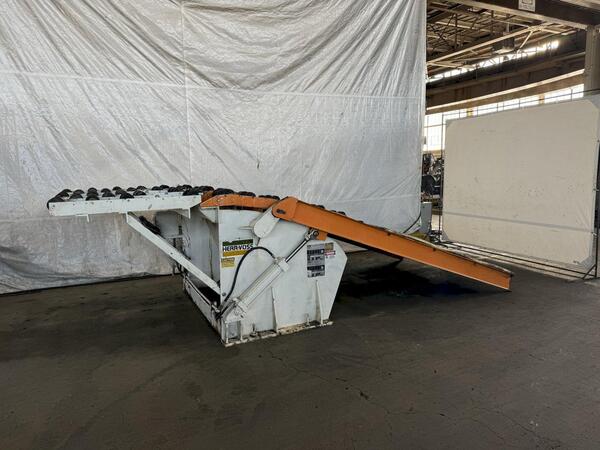 72" Herr Voss Pit Table, 0.020"-0.100" gauge, 72" width, 300 FPM - Image 2