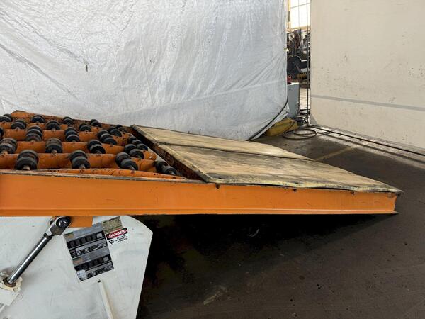 72" Herr Voss Pit Table, 0.020"-0.100" gauge, 72" width, 300 FPM - Image 3