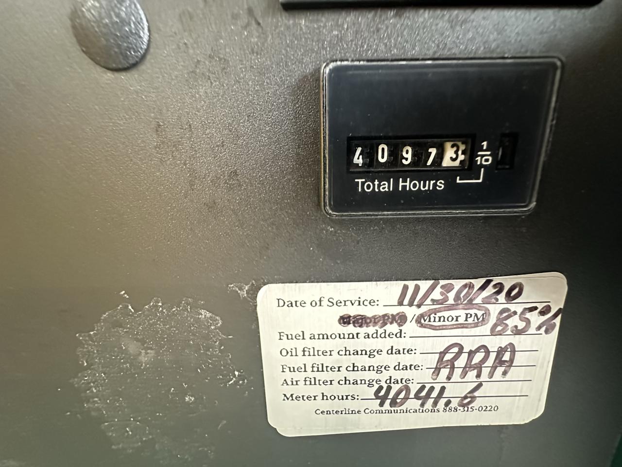 35 KW Cummins, Onan #4B3.9-G2, diesel generator, skid mounted, 120/240 Volts, 4097 hours, 1999 - Image 6
