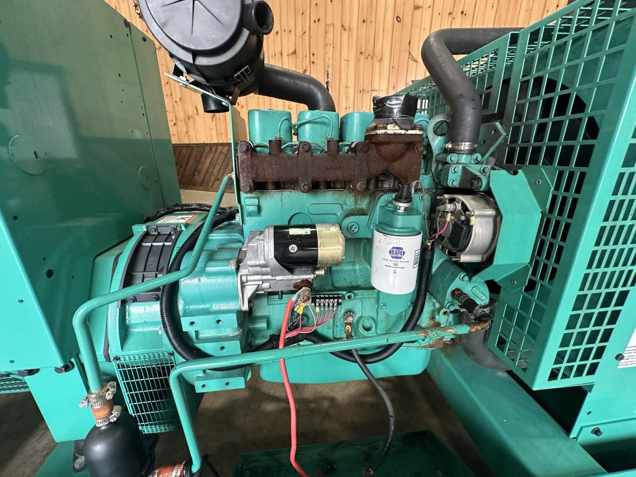 35 KW Cummins, Onan #4B3.9-G2, diesel generator, skid mounted, 120/240 Volts, 4097 hours, 1999 - Image 8