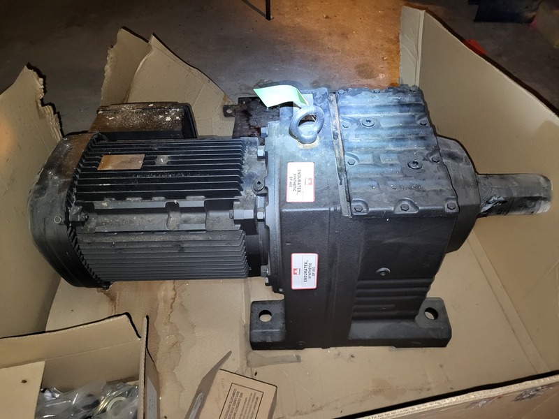 20 HP @ 1775 RPM, Sew-Eurodrive #R137/A, gear reducer, 44.39:1 ratio, new surplus - Image 3
