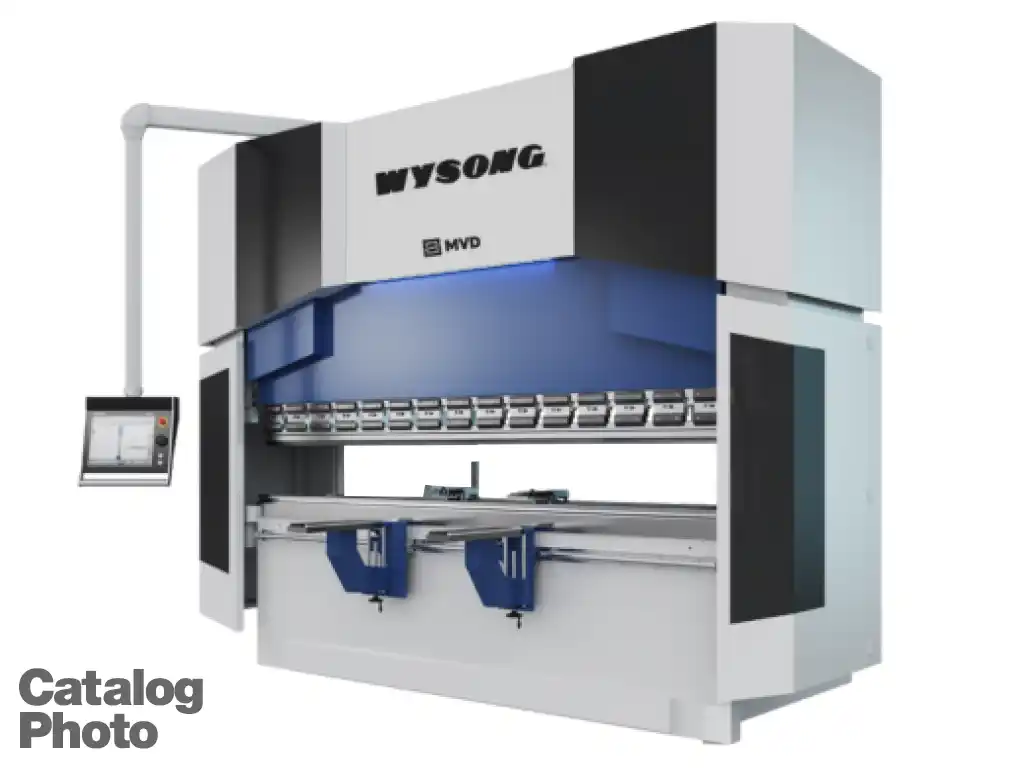 300 Ton, Wysong #MC300-169, CNC hydraulic press brake, 14' overall, 144" between housing, 12" stroke, 30 HP - Image 1