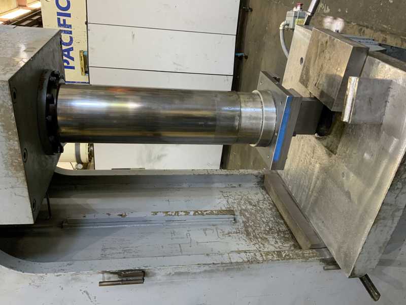 150 Ton, Hannifin #T150, hydrauic C-frame press, 29" x 39" table area, 15 HP, single hand lever - Image 10