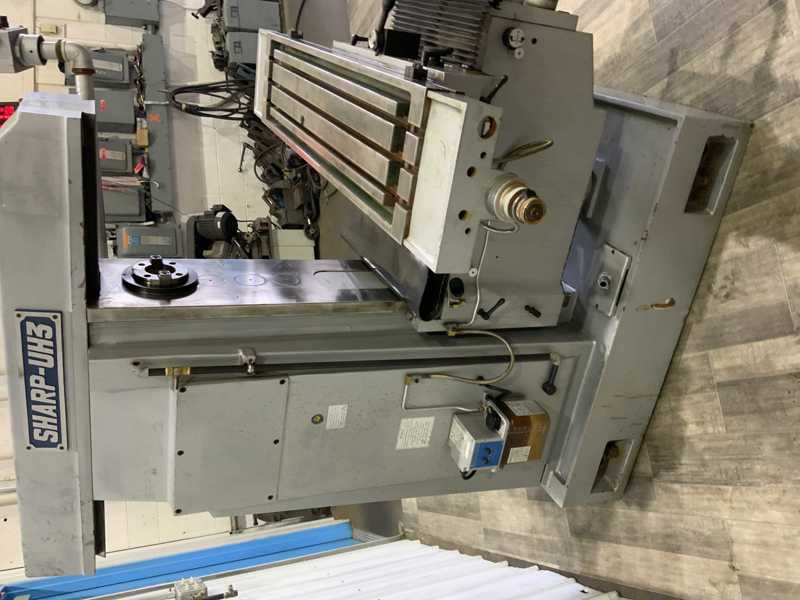 Sharp #UH-3, horizontal mill, 12" x 63" table, coolant, #50 NS, 35-1382 RPM, 2019 - Image 3
