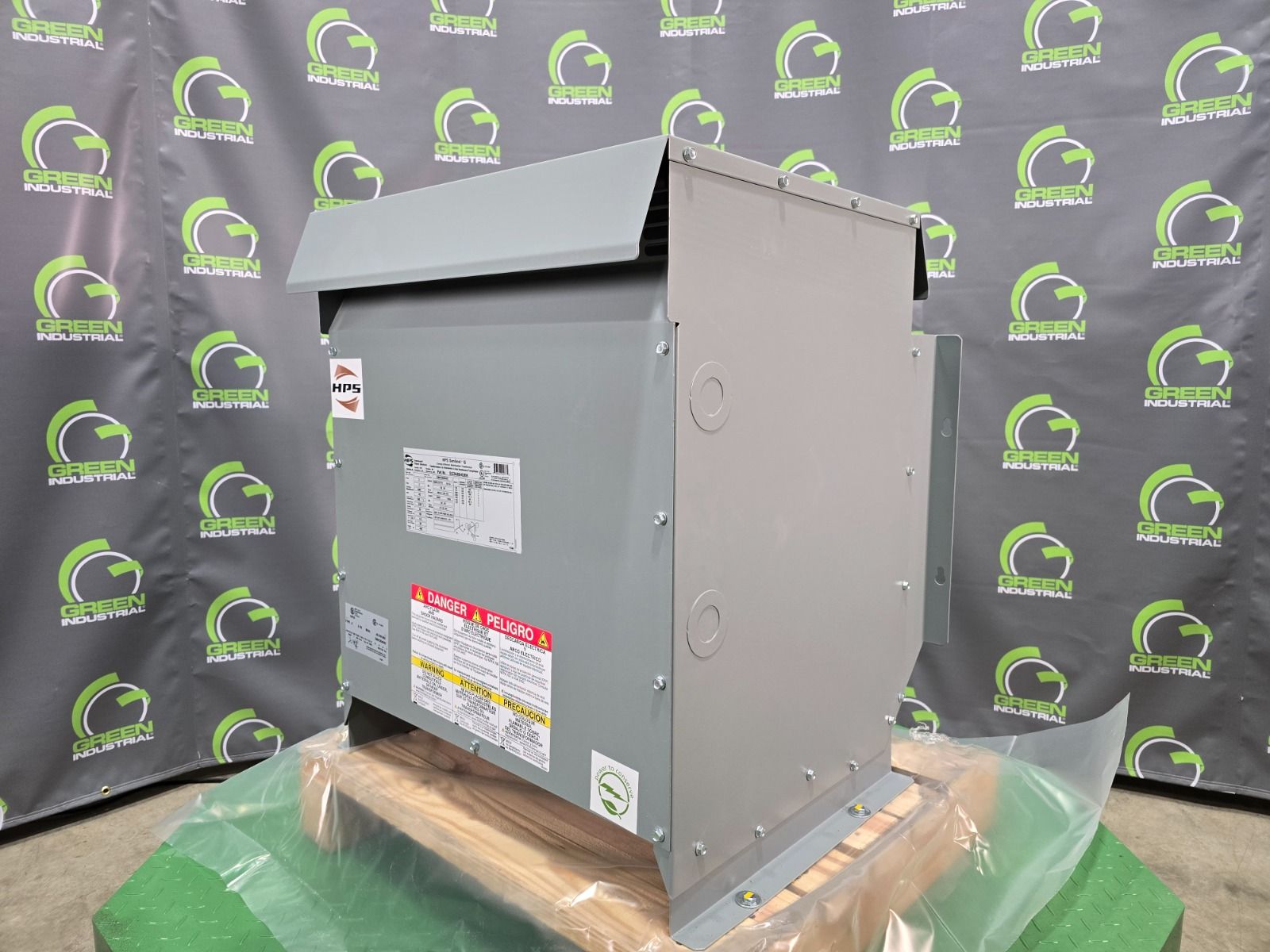45 KVA 208 Delta Primary, 480Y/277 Secondary, Hammond SG3A0045BK, Nema 3R, step-up, Dry Type, new - Image 7