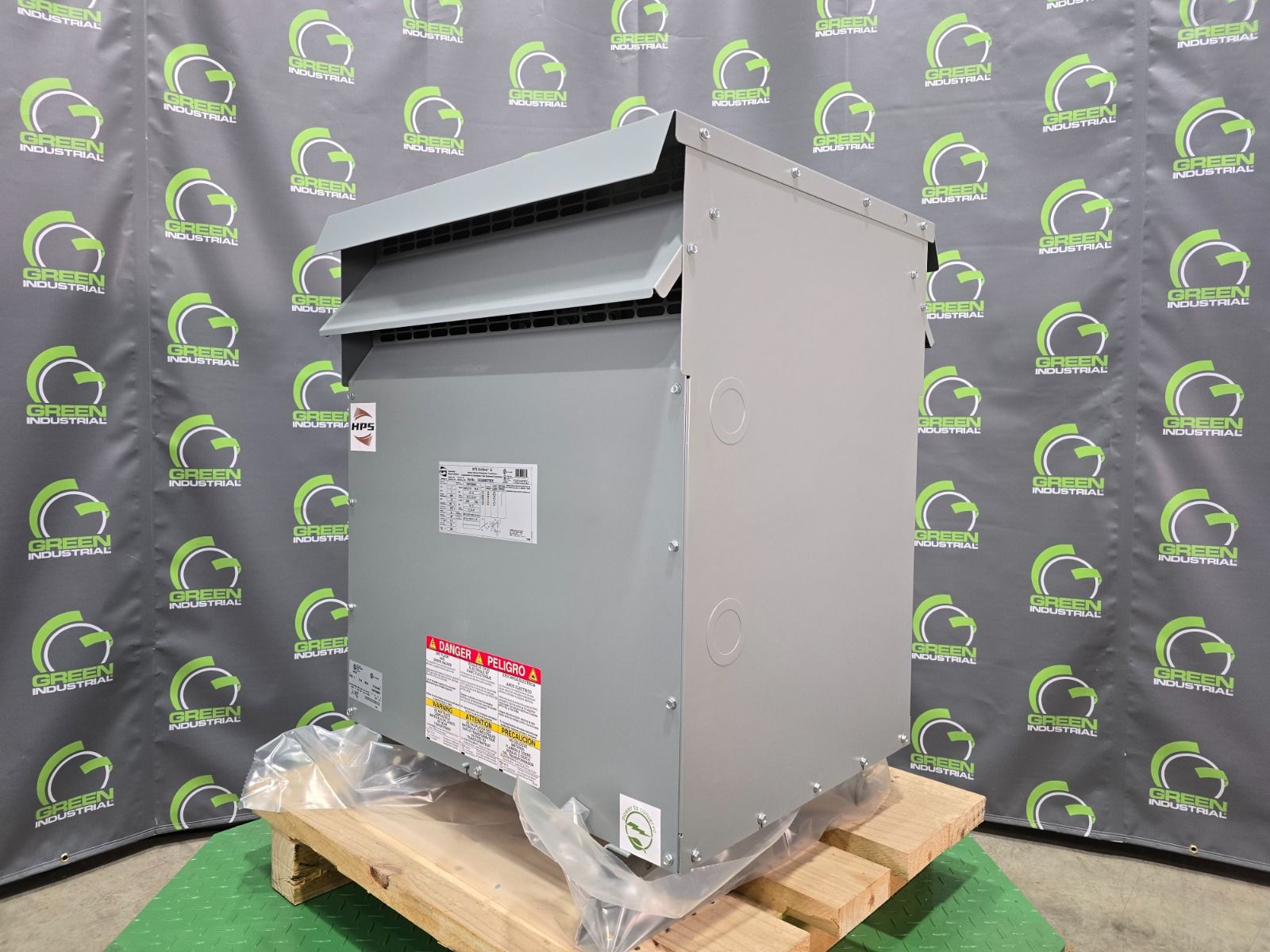 75 KVA 208 Delta Primary, 480Y/277 Secondary, Hammond SG3A0075BK, Nema 3R, step up, Dry Type, new - Image 6