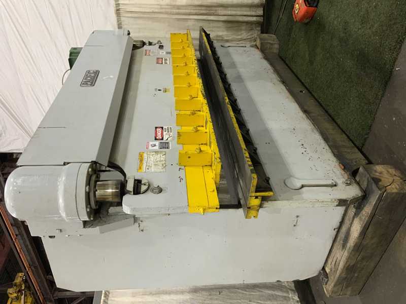 135 Ton, Pacific #J135-12, hydraulic press brake, 12' overall, 125" between housing, 10" stroke, 7" throat - Image 8