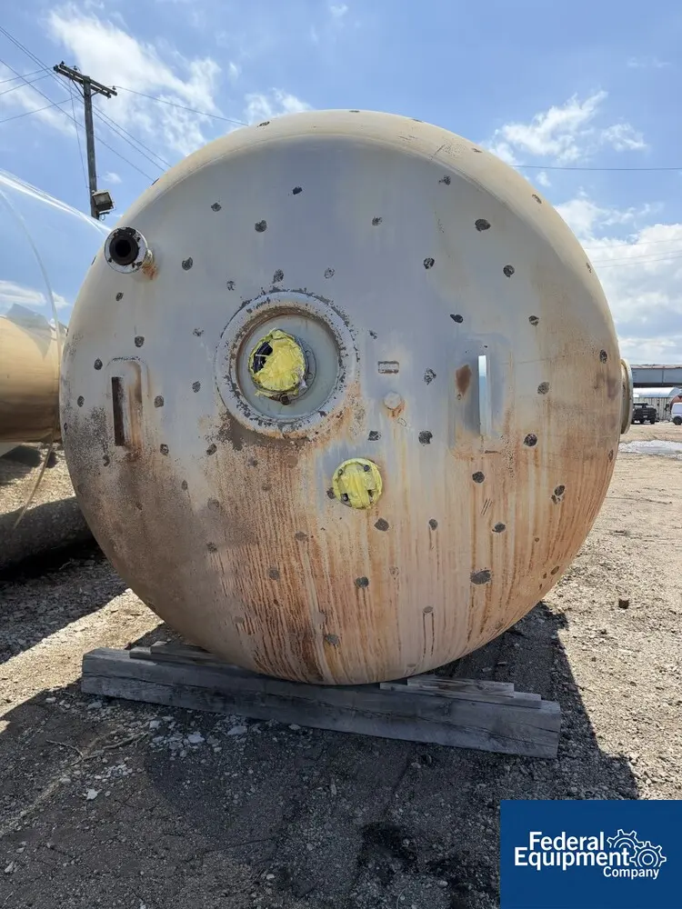 5000 gallon 3V Tech #BE5000, Glass Lined Reactor, 90 psi & 125 psi jacket @ 400°F, 108" ID x 111" straight - Image 3
