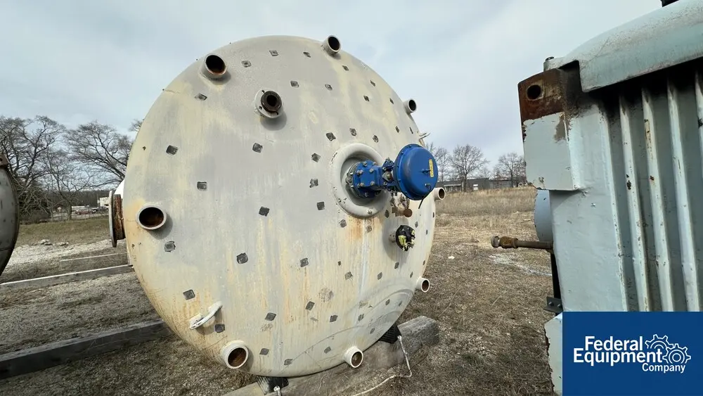 5000 gallon Pfaudler #RS108-5000, Glass Lined Reactor, 108" diameter x 111" straight side, 90/125# @400°F - Image 5