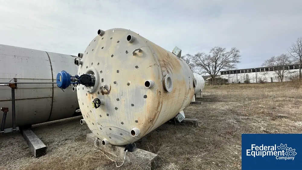 5000 gallon Pfaudler #RS108-5000, Glass Lined Reactor, 108" diameter x 111" straight side, 90/125# @400°F - Image 6