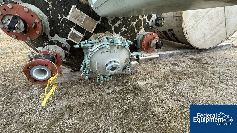 5000 gallon Pfaudler #RS108-5000, Glass Lined Reactor, 108" diameter x 111" straight side, 90/125# @400°F - Image 7