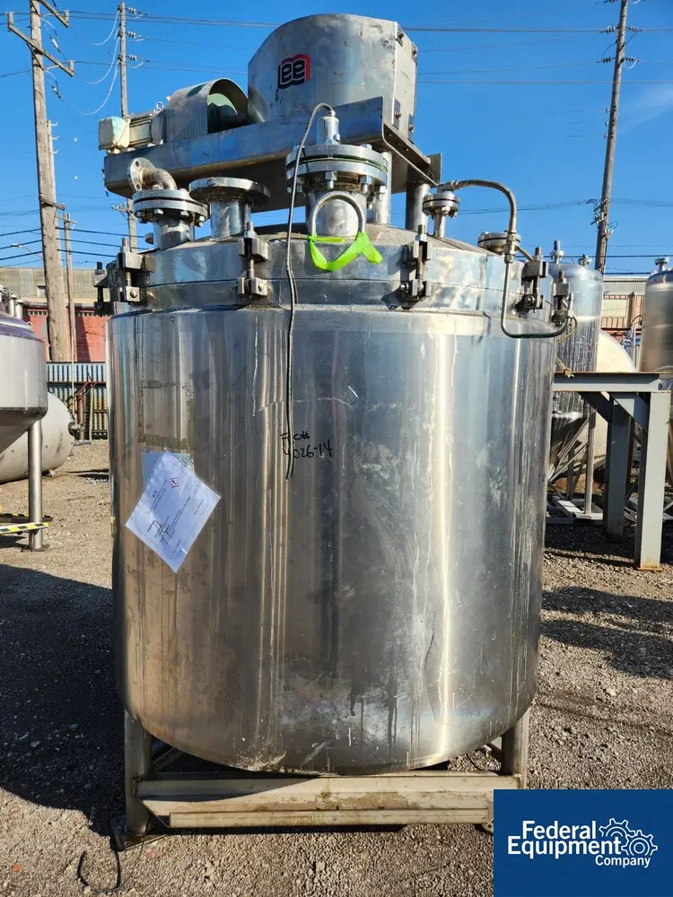 500 gallon Lee #500U9MS, Double Motion Vacuum Kettle, 304 Stainless Steel, 60" diameter x 40" straight side - Image 4