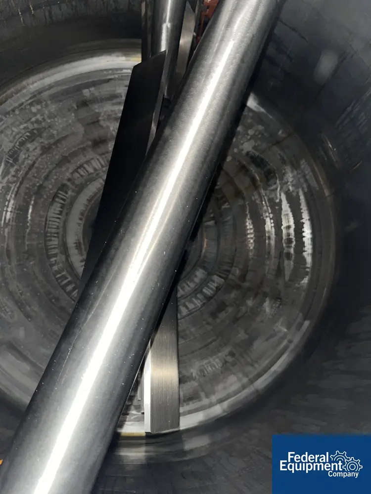 500 gallon Lee #500U9MS, Double Motion Vacuum Kettle, 304 Stainless Steel, 60" diameter x 40" straight side - Image 5