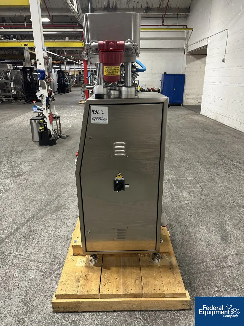 Axomatic #AxoMIX10, Vacuum Homogenizing Mixer, 316 Stainless Steel, 10 Liter, 2.64 gallon, HMI touchscreen - Image 4
