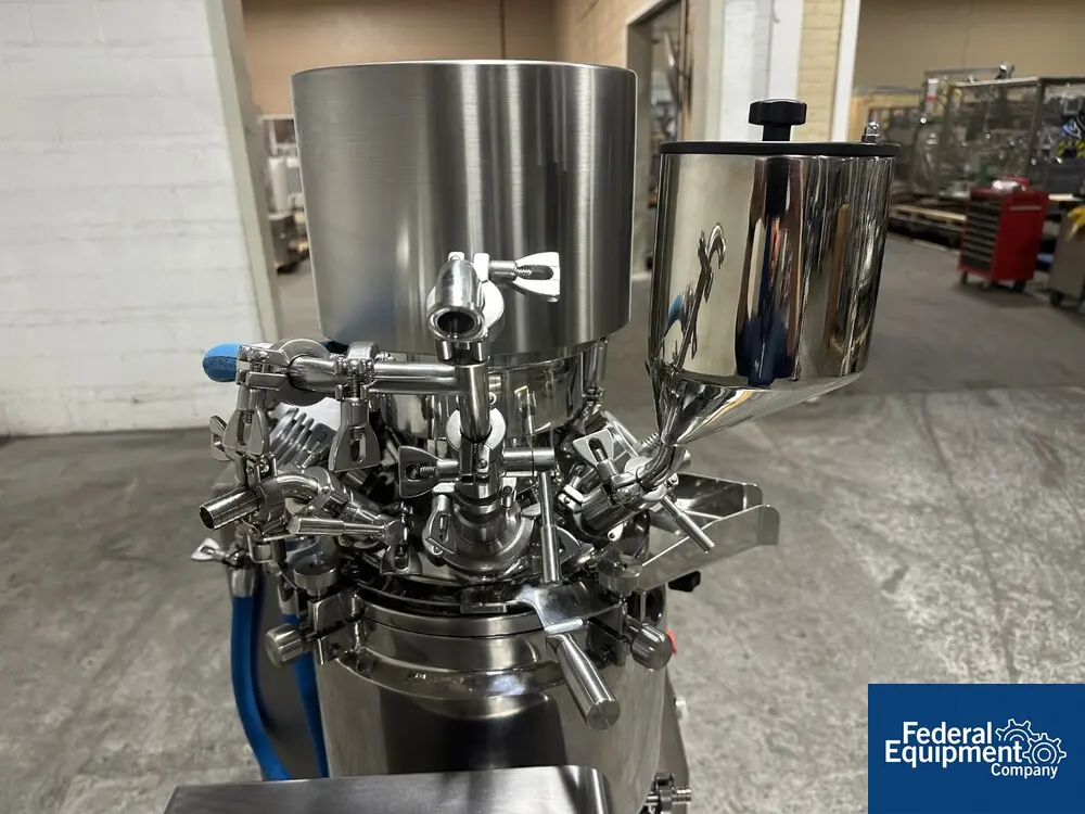 Axomatic #AxoMIX10, Vacuum Homogenizing Mixer, 316 Stainless Steel, 10 Liter, 2.64 gallon, HMI touchscreen - Image 8