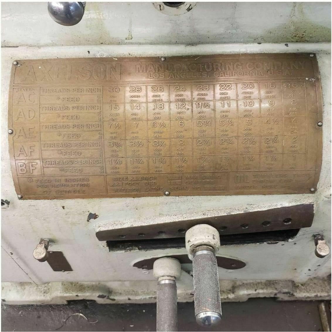 Axelson #28-192, Engine Lathe, 28.5"/18.5" Swing, 192" Centers, 24" Chuck, 26" width x 16.7" D Bed, 1800 RPM - Image 4