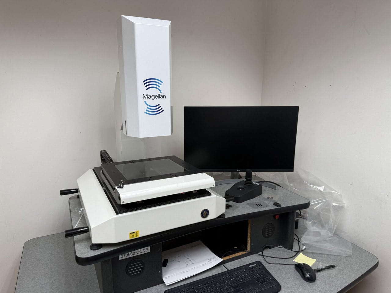 Magellan #V200, CNC Visual Measuring System, 8" X, 6" Y, 8" Z, 60 lbs. max Stage Load, 110-240 VAC, 2023 - Image 3